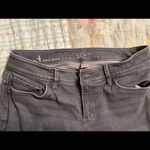 Loft gray jeans